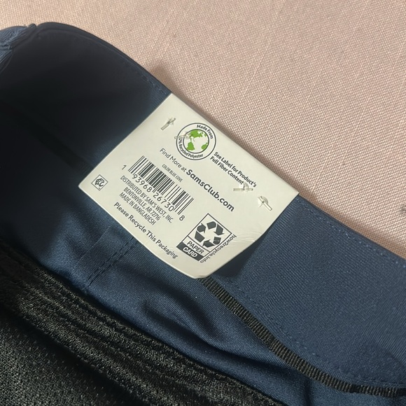 Men's Classic Navy Flat Front Shorts - Picture 7 of 7